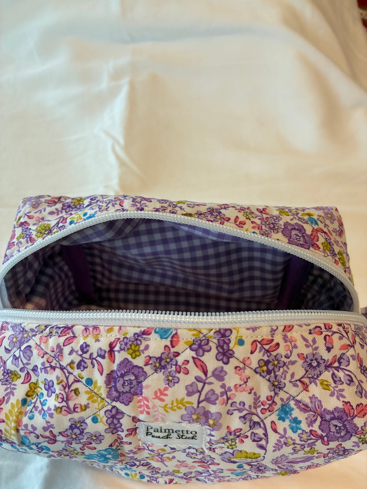 Boxy Bag -Purple Floral