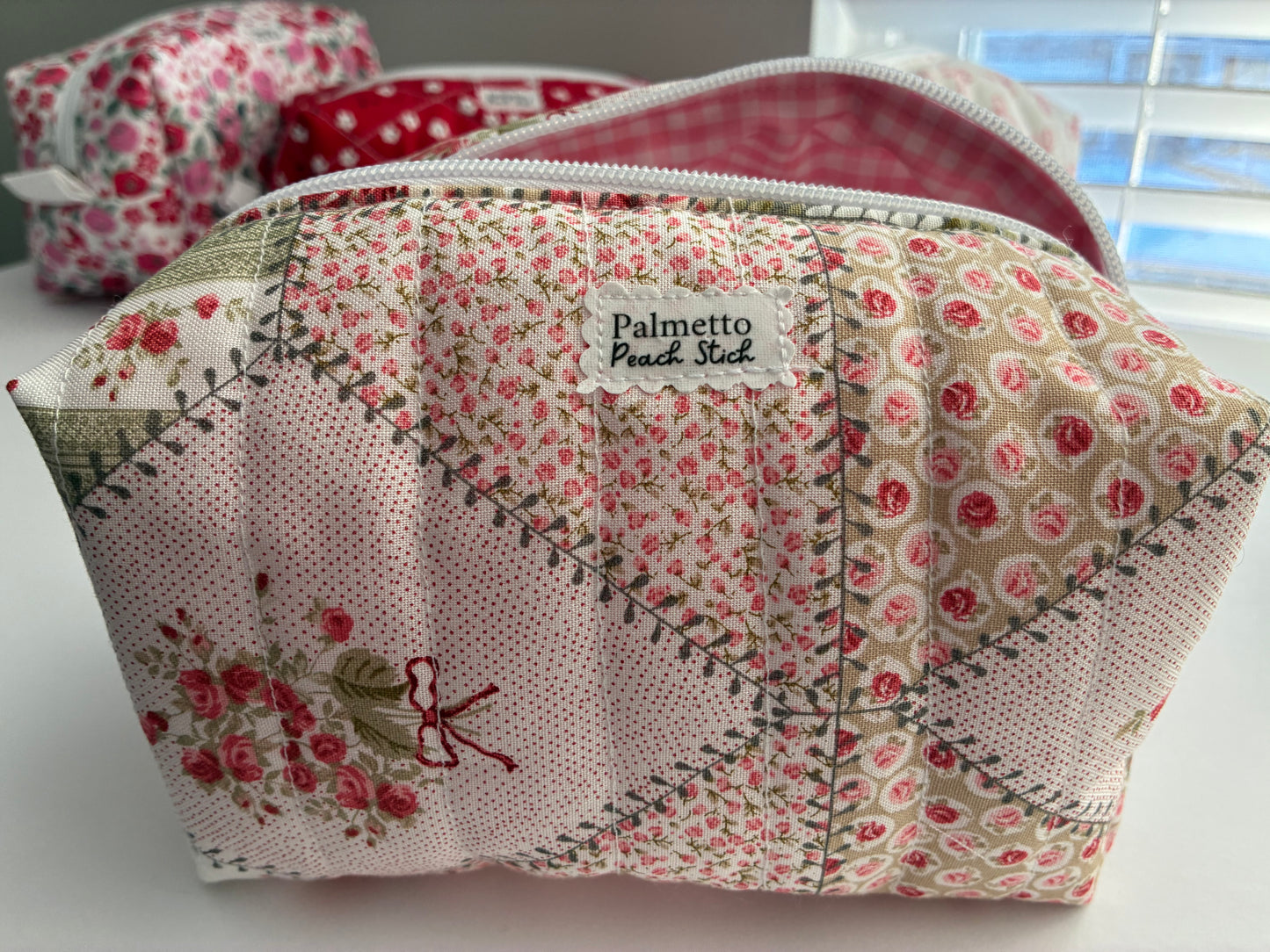 Boxy Bag- Rosette patchwork