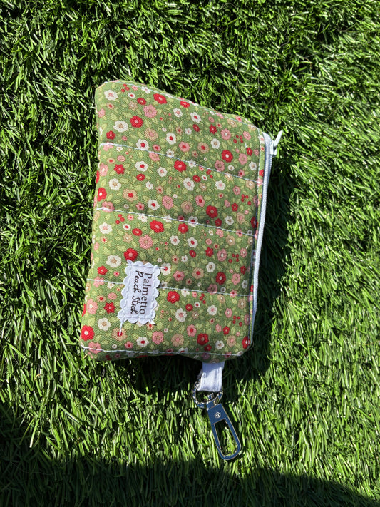 Keychain Wallet with Clip Evergreen
