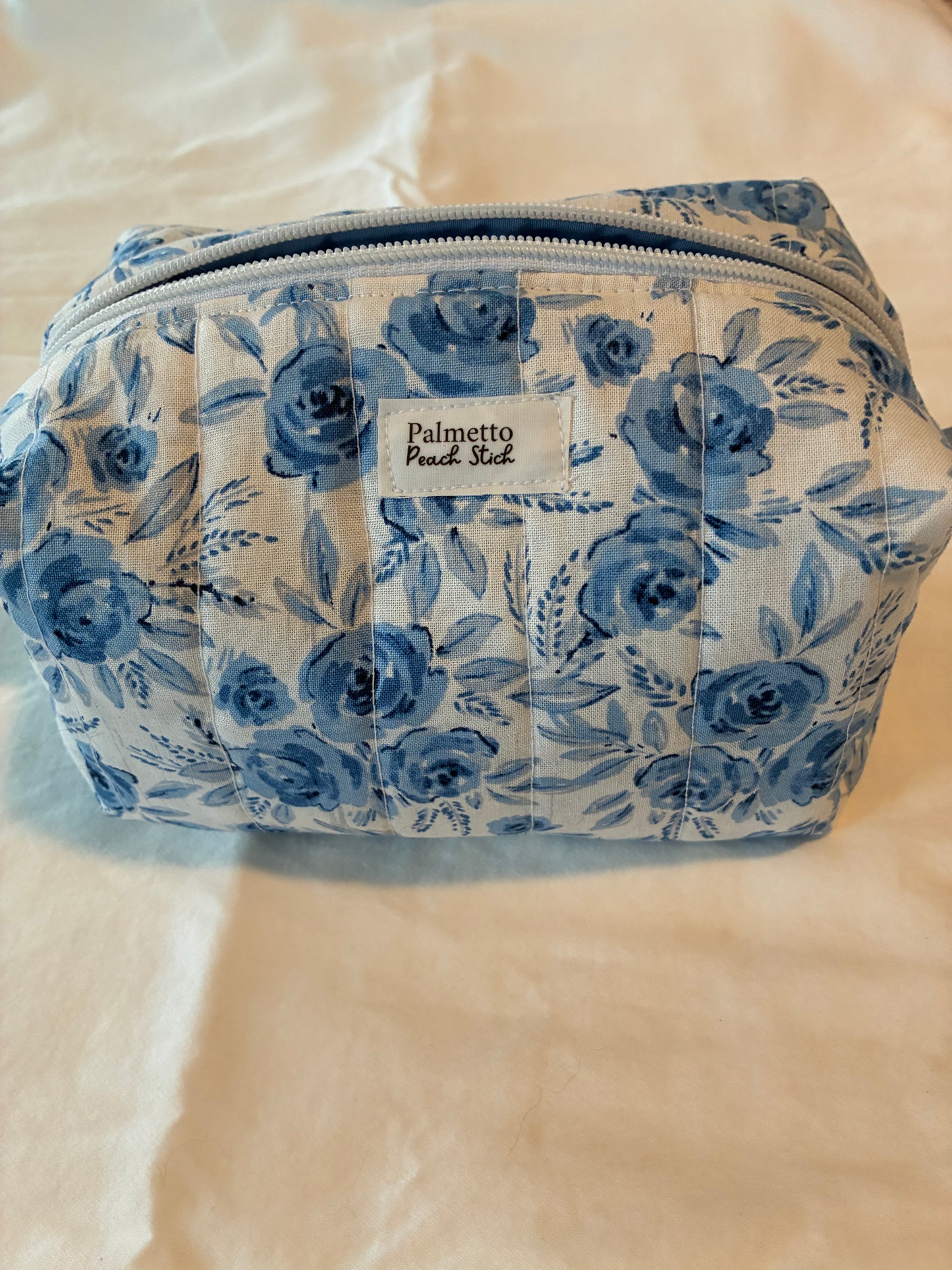 Boxy  Bag -Blue Rose