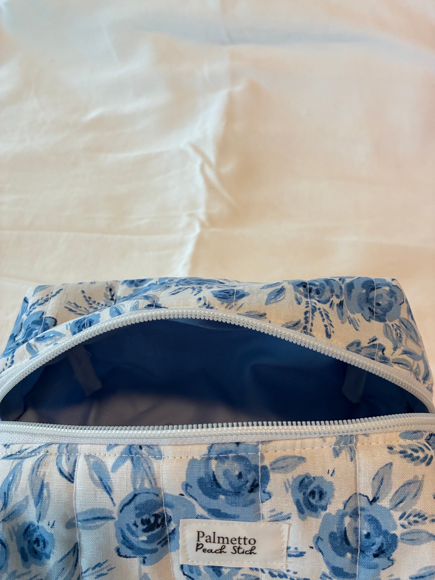 Boxy  Bag -Blue Rose
