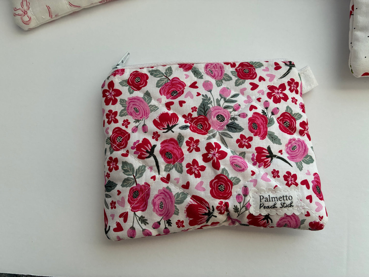 Keychain Wallet- Valentine Floral